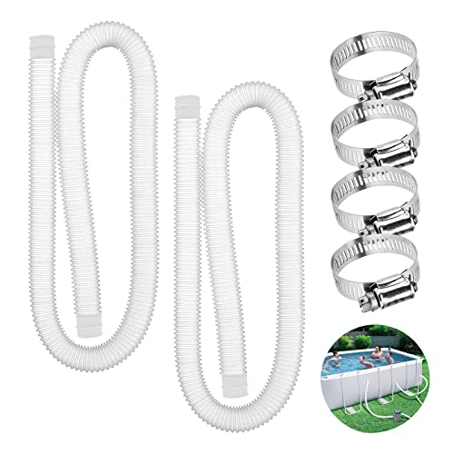 Manguera de Piscina, Manguera de bomba de filtro de piscina, Terminales para Limpiafondos de Piscina, 28×20×5cm
