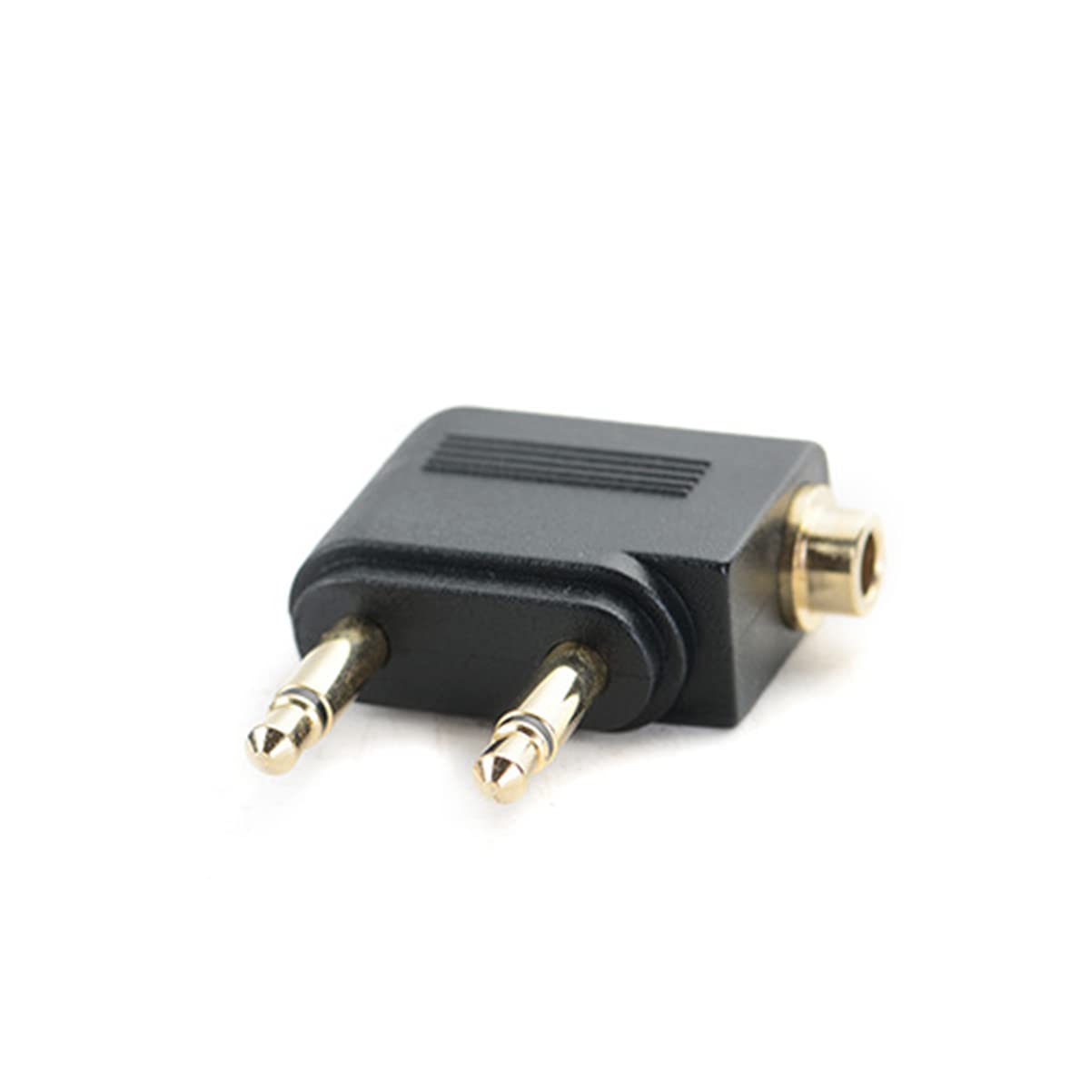 4 adattatori per cuffie per aerei, adattatori per cuffie, jack da 3,5 mm, placcati oro, per Sony, Bose, Beat, JVC, Sennheiser, Panasonic, Betron, ecc