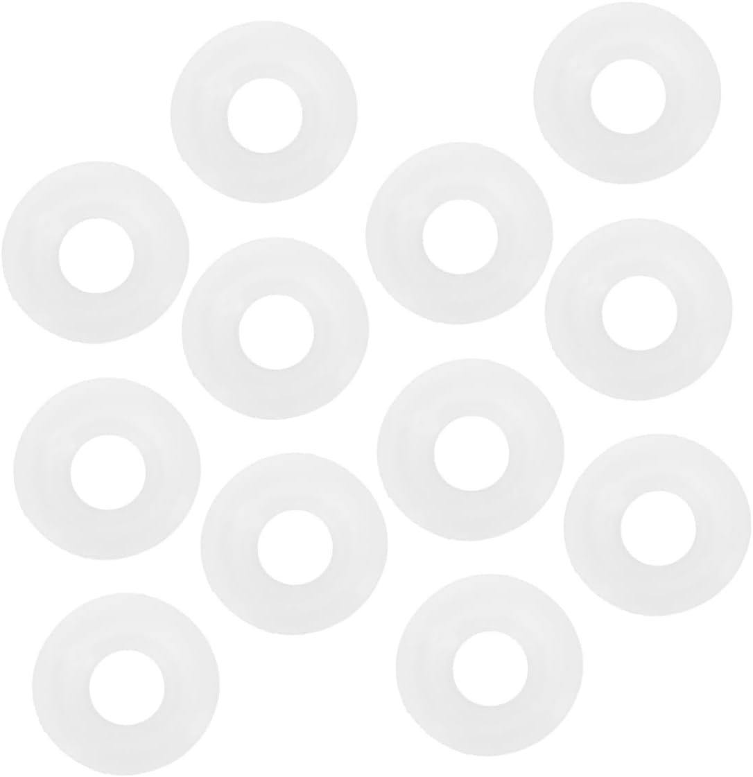 Unomor 12pcs Soft Silicone Gasket Seals for Beer Wine Bottles Leakproof Replacement Sealing Stoppers for Home Brewing and Beverage Storage