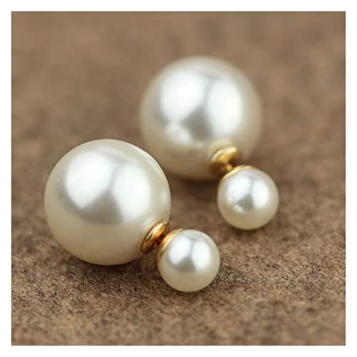 Boucles d'oreilles perles fines simples pour femmes et filles idéales pour le bureau