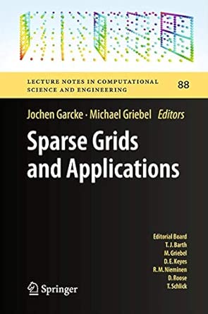 Sparse Grids and Applications: 88 2013th Edition book cover