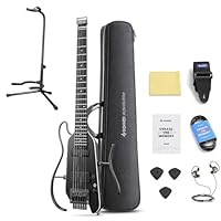 Amazon | Donner HUSH-X Pro スタンド付きセット ブラック ヘッドレス