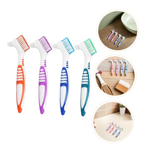 Brosse à dentier double face avec manche ergonomique - Lot de 12 - 7