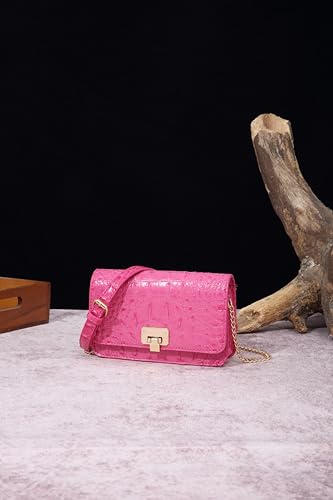 Image of Makcr Joacbv Small Crocodile Crossbody Cell Phone Purse for women Vegan Leather Clutch Wallet with Leather Shoulder Strap | Small
