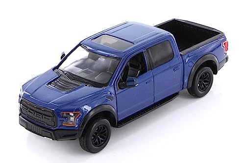 2017 Ford F-150 Raptor Pickup, Blue 1/27 miniatura 2
