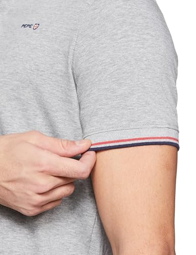 Image of Pepe Jeans Men Cotton Solid Regular Fit T-Shirt