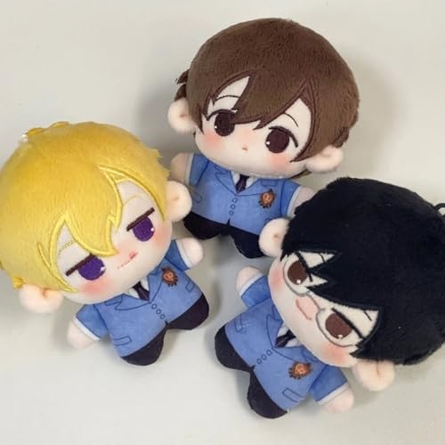 桜蘭高校ホスト部 周辺 藤岡ハルヒ 須王たまき 鳳鏡夜 ぬいぐるみ 縫いぐるみ 人形おもちゃ キーホルダー ペンダント かわいい バッグ飾り 車のキー飾り柔らかい 快適 ふわふわ 置物 誕生日プレゼント 記念品 (鳳鏡夜)