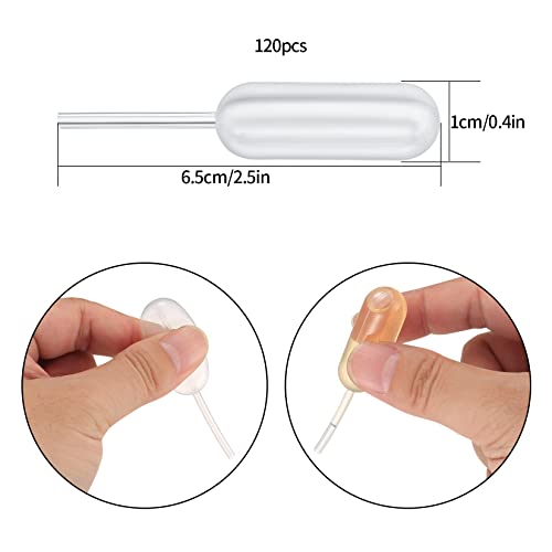 120 Pz Pipette Plastica, Pipette Trasferimento 4