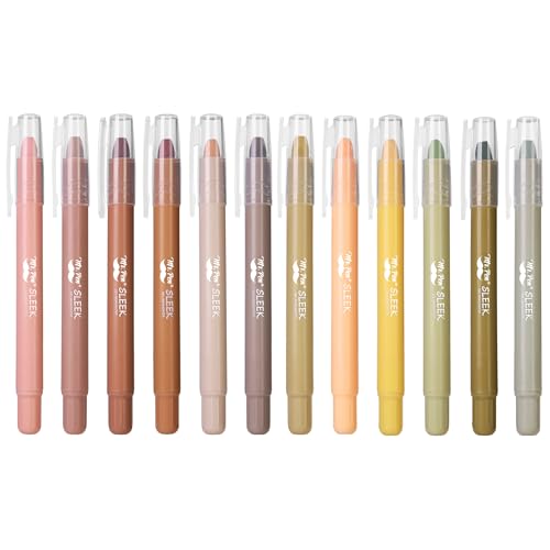 Image of Mr. Pen- Gel Highlighter, 12 Pack, Vintage Colors | Bible Highlighters No Bleed, No Bleed Highlighters