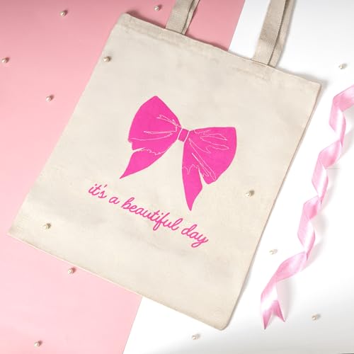 Image of Rarejoy 5 in 1 Gift Hamper for Her - Ceramic Mug with Beautiful Bow Theme, Cute Diary, Jewellery Box, Eco-Friendly Tote Bag & Greeting Card | Valentine, Anniversary, Farewell, Birthday, Women's Day