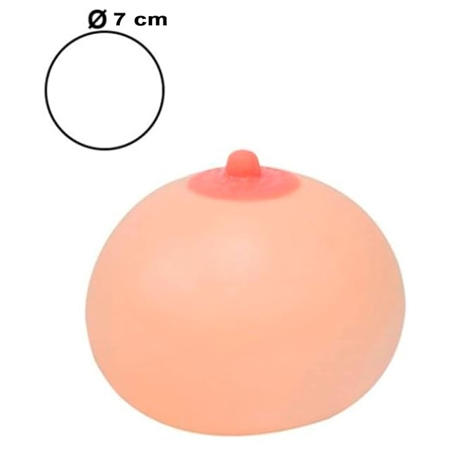 Foto 3 de 4 de AC - Pack de 4 Pelotas antiestrés Tetas Locas, Silicona, Bolas Blandas calmantes para apretar, Alivio…