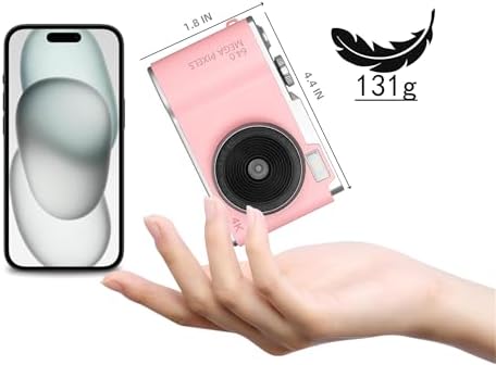 Kids Digital Camera, 2.4 inch TFT Screen Camera with 32GB Card, 48MP Digital Zoom, 16X, Compact Camera Support Video Recording, Photography,