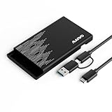 USB 3.1 et UASP accéléré : transférez un fichier de 1 Go en quelques secondes. L'interface SATA de ce boîtier prend en charge le protocole de transmission accélérée UASP, 70 % plus rapide que l'USB 3.0 traditionnel. L'interface USB 3.1 Typc C prend en charge un taux de transfert jusqu'à 6 Gbit/s, également rétrocompatible avec les ports USB 2.0 et USB 1.1.