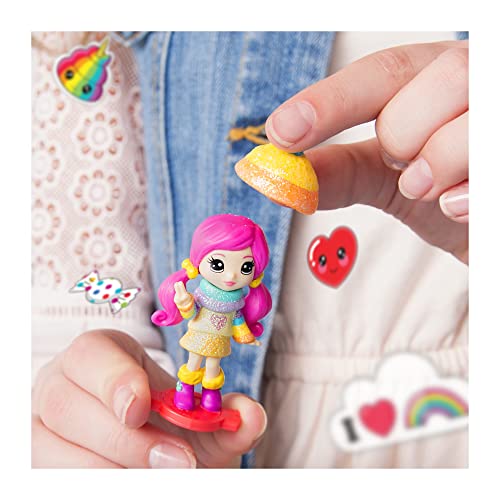 Party Popteenies Double Surprise Popper, with Confetti, Collectible Mini Doll and Accessories, for Ages 4 and up (Styles May Vary)