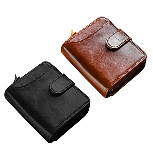 Men Leather Credit Card Holder Cards for Case Pocket Wallet Purse2
