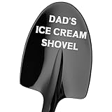 GENLGE Funny Christmas Gifts for Dad Bonus Step Dad Fathter in Law Fathers Day Birthday Cool Stocking Stuffers for Dad Who Wants Nothing - Dad's Ice Cream Shovel Spoon