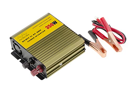 Kalea Informatique Spanningsomvormer, zuivere sinus, 24 V naar 220 V (omvormer AC - DC), vermogen 350 W (600 W in piek); Pure Sinus Wave Inverter.