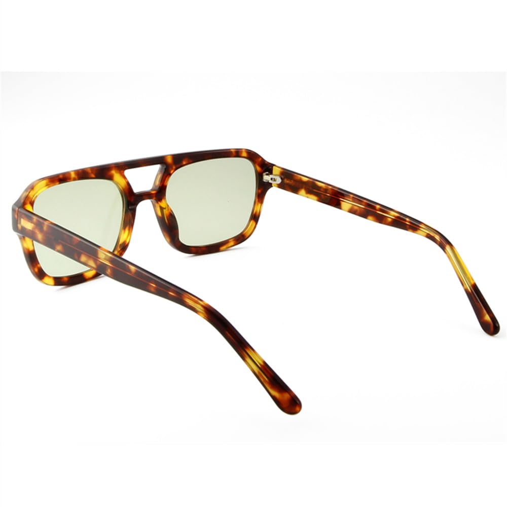 Occhiali da sole quadrati da donna Occhiali da sole in acetato bianco per uomo Occhiali grandi tonalità