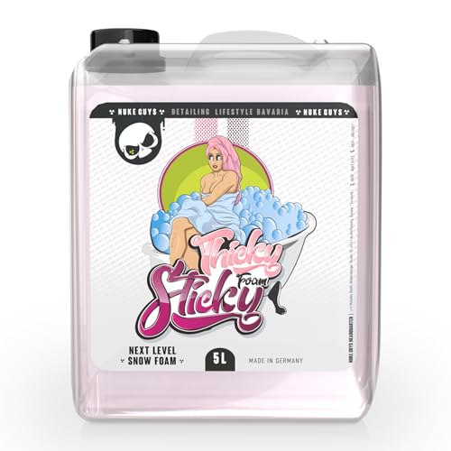 Nuke Guys Thicky Sticky - Snow Foam - pH-neutral, 5L Konzentrat - für Pump Sprüher, Schaumlanze auch mit Shampoo kombinierbar, für Folien und matte Lacke geeignet, für dicken Schaum bei der Vorwäsche