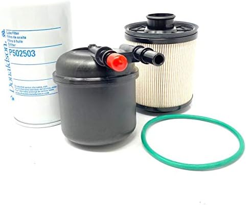 CFKIT Oil Filter Kit (Donaldson P550948 - P502503) Replacement for Motorcraft FD-4615 Fuel Filter + FL2051S Oil Filter