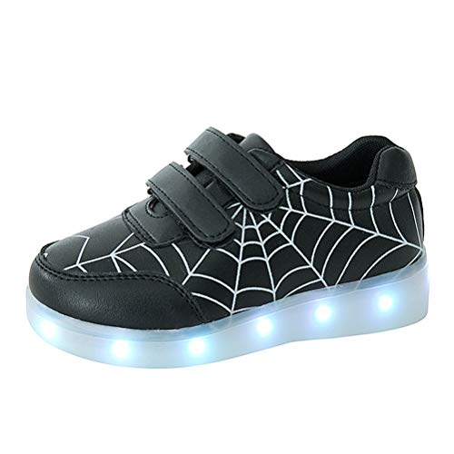 Unisex LED Carga 7 Colores USB Zapatos de Los Zapatos Luminosos Zapatos Deportivos con Luces Sneakers Zapatillas de Running para Niños Niñas Hombres Mujeres