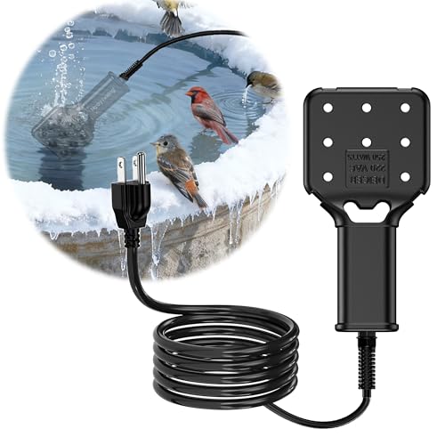 NIUTRIP 120V 250W Pond De-Icer and Chicken Water Heater for