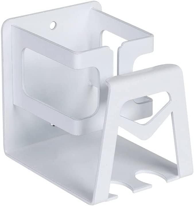 Porte-brosse à dents mural sans perçage avec support rasoir noir ou blanc