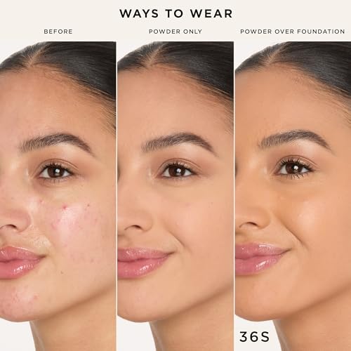 Image of tarte face tape pressed powder - Medium-Coverage Waterproof Powder with Hyaluronic Acid, Snow Mushroom & Peptides to Smooth & Set Makeup, Lightweight, Vegan & Cruelty Free