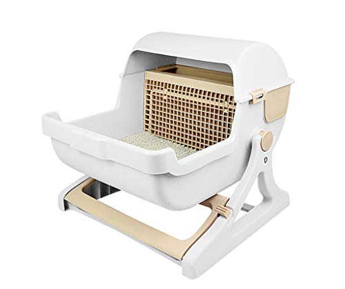 Litière pour chat semi-automatique propre jumbo pour animaux