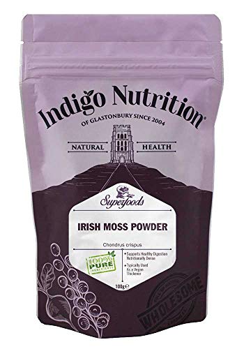Indigo Herbs Irisches Moos Pulver 100g | Reiner Vegan Verdicker |Wild Geerntet | GMO Frei Cover