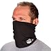 Ergodyne Chill Its 6489 Cooling Neck Gaiter or Face Covering, Two Layers, Adjustable Nose Clip for Secure Fit, Black, L/XL