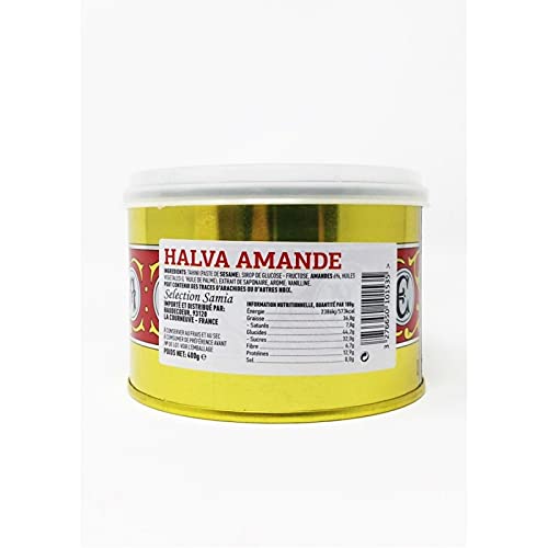 SAMIA - Halvas Amande 400G - Lot De 3 - Livraison Gratuite