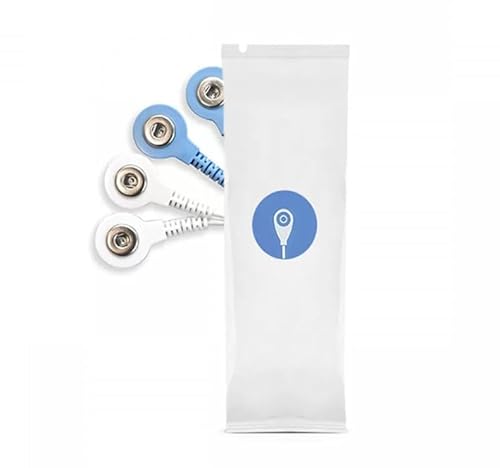 Bluetens Cabo elétrodos cabo PU/sistema "Snap" - 4 botões de pressão - cabelo de 100 cm