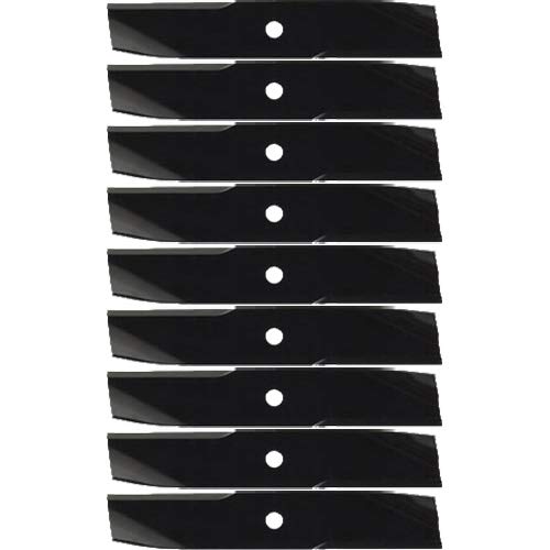 (9 Pack) Premium Medium Lift Replacement XHT Lawn Mower Blade Fits Dixon 539119853 | 14.5" x 2.5" / 0.6875" Hole