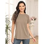 AUTOMET Womens Summer Tops Spring Shirts Trendy Vacation Outfits Short Sleeve Business Tshirts Fashion Casual Blouses - Image 2