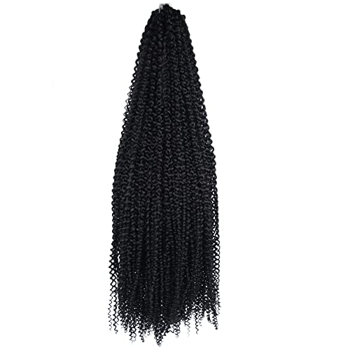 Niseyo Passion Twist Hair 30 Inch 7 Packs Ombre Water Wave Crochet Hair for Braiding (30 Inch, 1#)