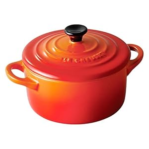 LE CREUSET Mini Round Cocotte Flame, 1 EA