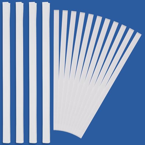 Lemecima 50 Pcs Thermal Glue Strips Hot Melt Adhesive for Book Binding Repair, Thermal Binding with Mesh Backing for 80-110 Sheet Capacity, 12 mm