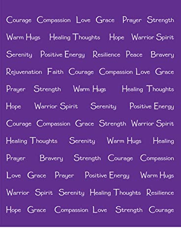 Wolf Creek Blanket Co. - Compassion Blanket - (50X65) Strength Courage Super Soft Warm Hugs, Get Well Gift Blanket Healing Thoughts Positive Energy Love & Hope & Fluffy Comfort #TOP3