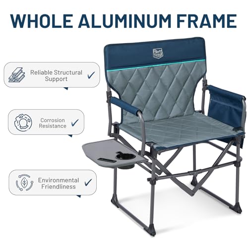 TIMBER RIDGE Aluminum Camping Directors Chair WFC-DC-1026-BL-2P の商品画像 6