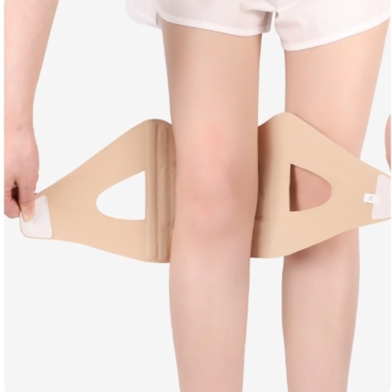 Exercise, protection Ultra-thin Breathable Lycra Knee Pads Spring Shock-absorbing Knee Pads for Men and Women for Fitness, cycling, running, playing football(Beige,Small)