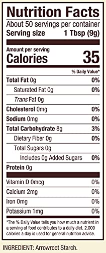 Image of Bob's Red Mill Arrowroot Starch, 16oz (Pack of 4) - Non GMO, Vegan, Paleo Friendly, Kosher