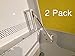 Sugatsune Lid Stay 105 Degree Open With Soft Close White (2 Pack)