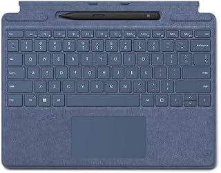 Microsoft Surface Pro 9, 8 or X - Signature Type cover keyboard - Blue