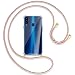 Produktbild mtb more energy® Handykette kompatibel mit Samsung Galaxy A20s (SM-A207, 6.5'') - roségold/Gold - Smartphone Hülle zum Umhängen - Anti Shock Strong TPU Case