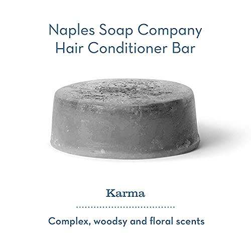 Naples Soap Company Solid Conditioner Bar – Free Of Parabens, Pthalates – Handmade, Eco-Friendly, Hydrating Haircare For Soft, Vibrant Hair, Safe And Effective For All Hair Types, Lasts 50-75 Uses – Karma #TOP1