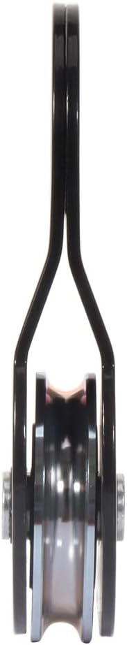 cciyu 10 T Winch Snatch Block Pulley, 22,000 lbs Capacity Block and Tackle Pulley System Winch Hook Accessories, Heavy Duty Offroad Recovery Accessory for Truck Tractor ATV UTV 2 pcs