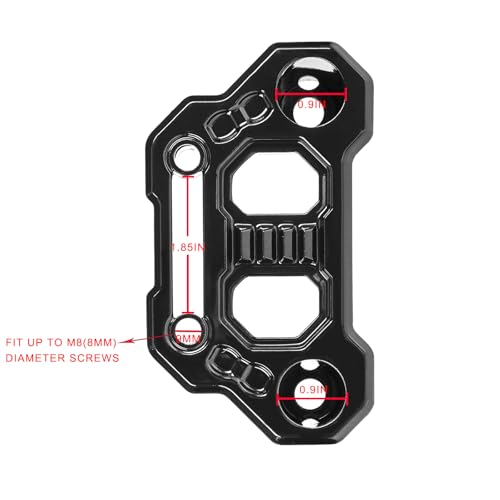 Image of JL A-Pillar Light Bar Mount Brackets CNC Offroad Auxiliary LED Pod Fog Lamp Mounting Stand Ditch Hood Cowl Holder, 2PCS Black Aluminum Alloy Mounts for Wrangler JL JLU 4xe Gladiator JT Accessories