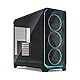 Fractal Design Meshify 3 XL Ambience Pro RGB Black Tempered Glass Light Tint Gaming Computer-Gehäuse – Gen 2 ARGB Beleuchtung via Adjust Pro Hub – DREI RGB Momentum 14 Lüfter enthalten