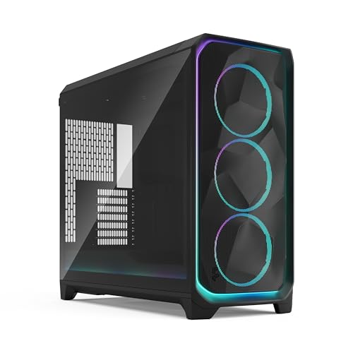 Fractal Design Meshify 3 XL Ambience Pro RGB - Case PC Gaming ATX con Vetro Temperato, Alta...